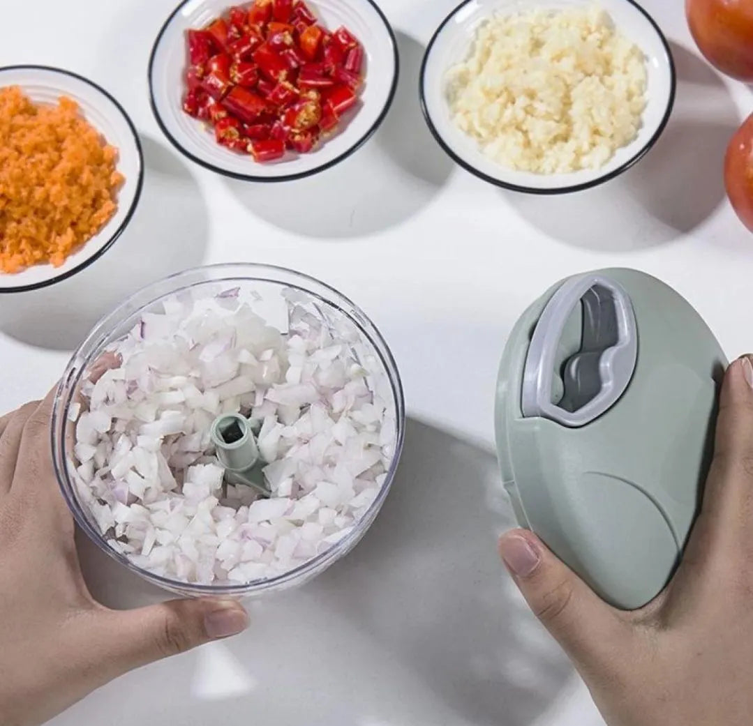 Manual Chopper/ Speedy Chopper 900ML with 5 Blades & 500ML with 3 Blades