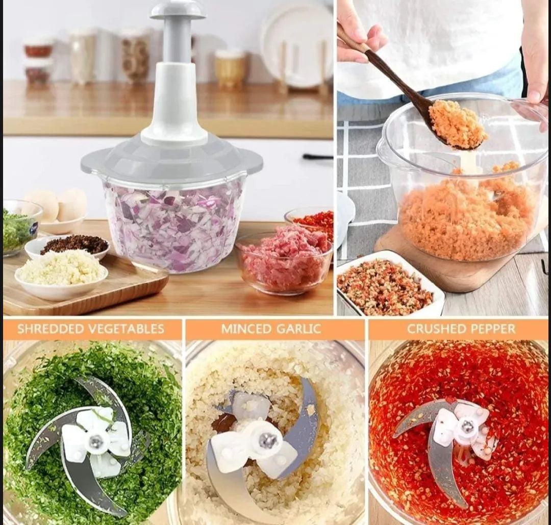 Vegetables Push Chopper (Capacity 1.5 L)