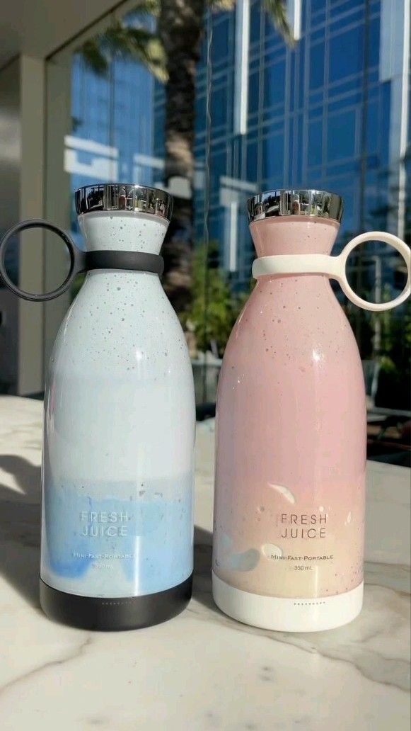Glass Bottle Portable USB juicer Rechargeable.
