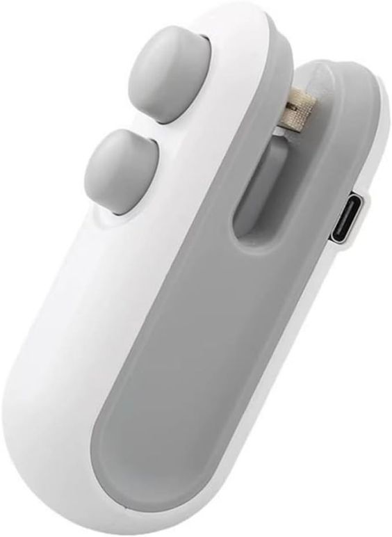 Rechargeable Plastic Bag Sealing Machine, 2 In 1 Mini Heat Bag Sealing Machine, Handheld Plastic Bag Heat Sealer