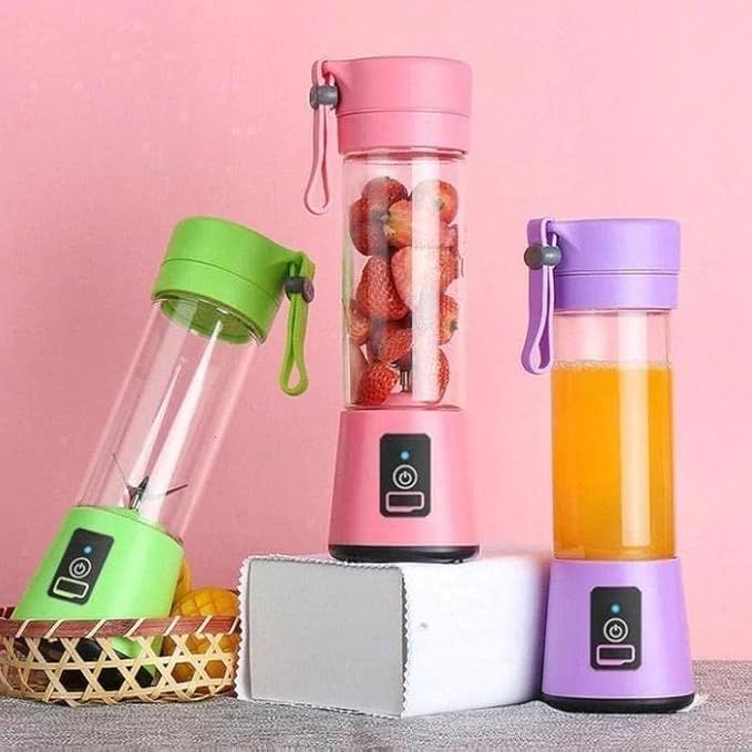 Six Blade Portable USB Electric Juicer Bottle Blender