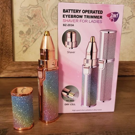 2 in 1 Facial Hair Remover Eyebrow Trimmer Rechargeable