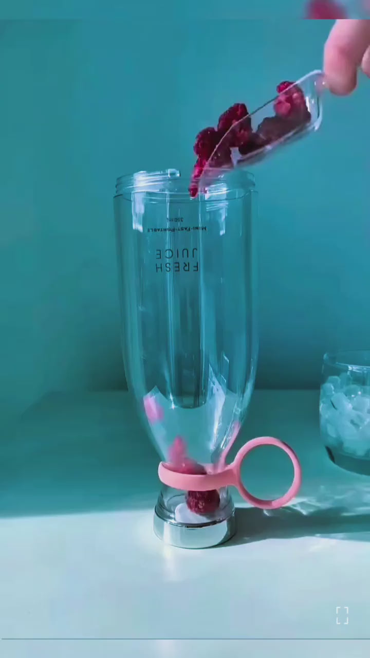 Glass Bottle Portable USB juicer Rechargeable.